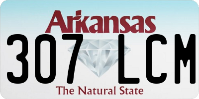 AR license plate 307LCM