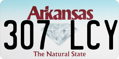 AR license plate 307LCY