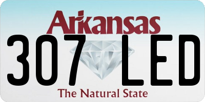 AR license plate 307LED