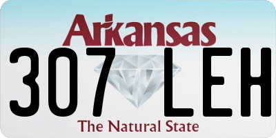 AR license plate 307LEH