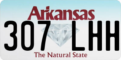 AR license plate 307LHH