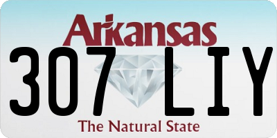 AR license plate 307LIY