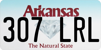 AR license plate 307LRL