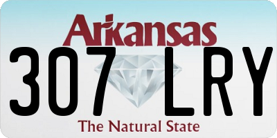 AR license plate 307LRY