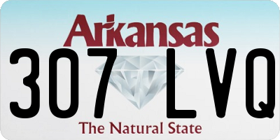 AR license plate 307LVQ