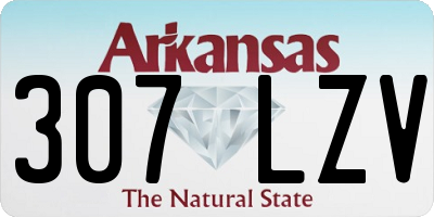 AR license plate 307LZV