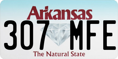AR license plate 307MFE