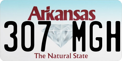 AR license plate 307MGH