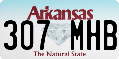 AR license plate 307MHB