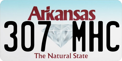 AR license plate 307MHC