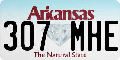 AR license plate 307MHE