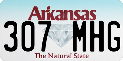 AR license plate 307MHG