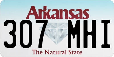 AR license plate 307MHI