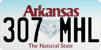AR license plate 307MHL