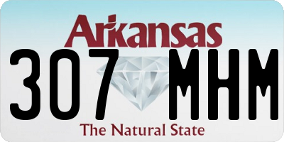 AR license plate 307MHM