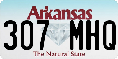 AR license plate 307MHQ