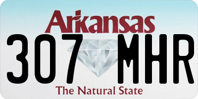 AR license plate 307MHR