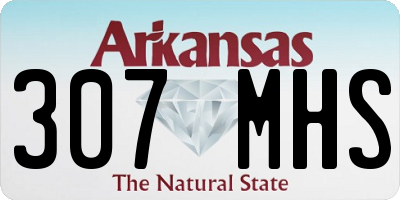 AR license plate 307MHS
