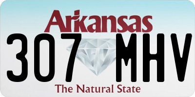 AR license plate 307MHV