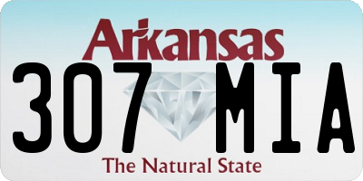 AR license plate 307MIA