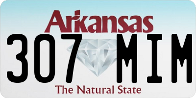 AR license plate 307MIM