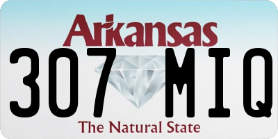 AR license plate 307MIQ