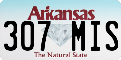 AR license plate 307MIS