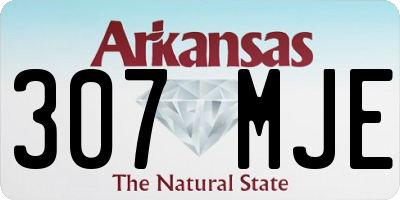 AR license plate 307MJE