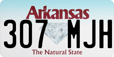AR license plate 307MJH