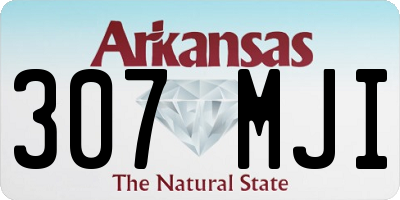 AR license plate 307MJI
