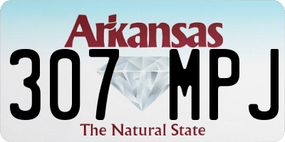 AR license plate 307MPJ