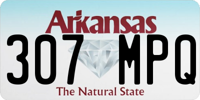 AR license plate 307MPQ
