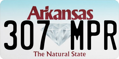 AR license plate 307MPR