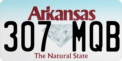 AR license plate 307MQB