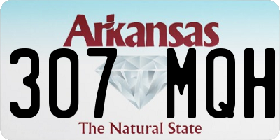 AR license plate 307MQH