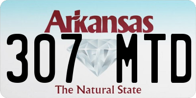 AR license plate 307MTD