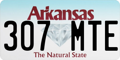 AR license plate 307MTE