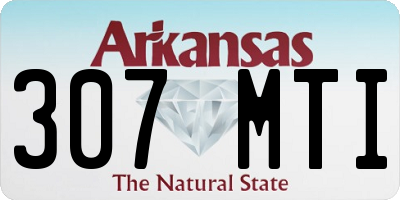 AR license plate 307MTI