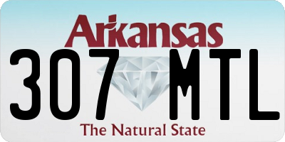 AR license plate 307MTL
