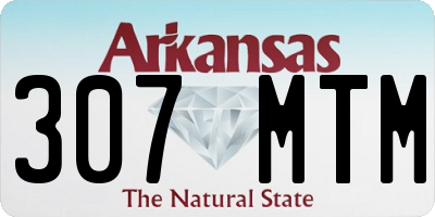 AR license plate 307MTM