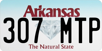 AR license plate 307MTP