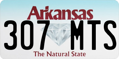 AR license plate 307MTS