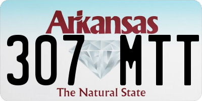 AR license plate 307MTT