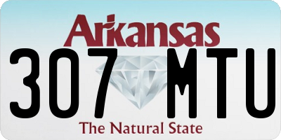 AR license plate 307MTU
