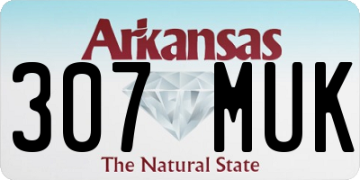 AR license plate 307MUK