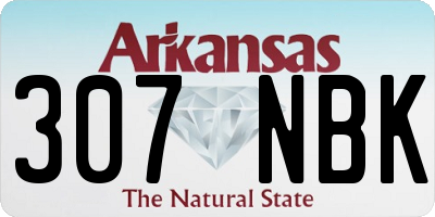 AR license plate 307NBK