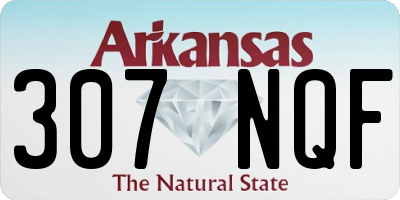 AR license plate 307NQF