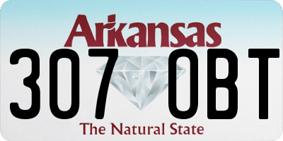 AR license plate 307OBT