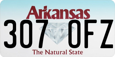AR license plate 307OFZ