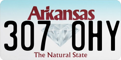 AR license plate 307OHY